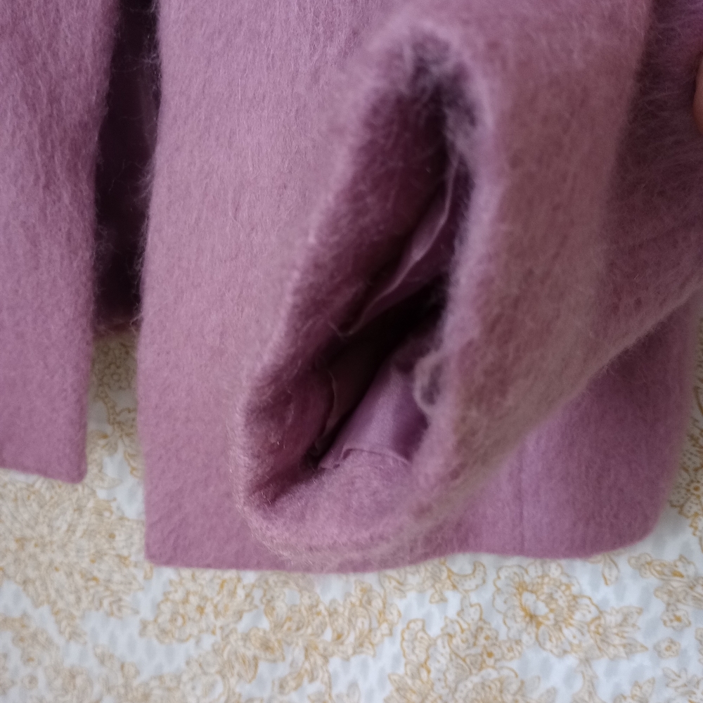 Beautiful Lavender Mohair Jacket - Picture 4 of 7